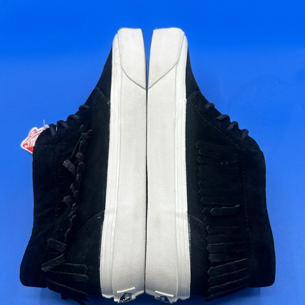 VANS UltraCush Black Suede Low Top Fringe Sneakers Shoes Women's Size US 7.5 - Picture 7 of 10